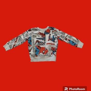 •Jumping Beans Marvel Spider-Man Allover Print Sweatshirt Softest Fleece Boy 6
